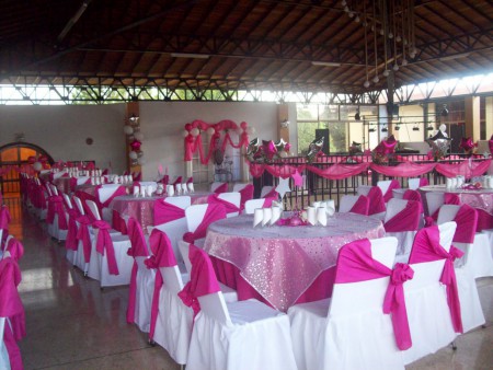 Decoración rosa